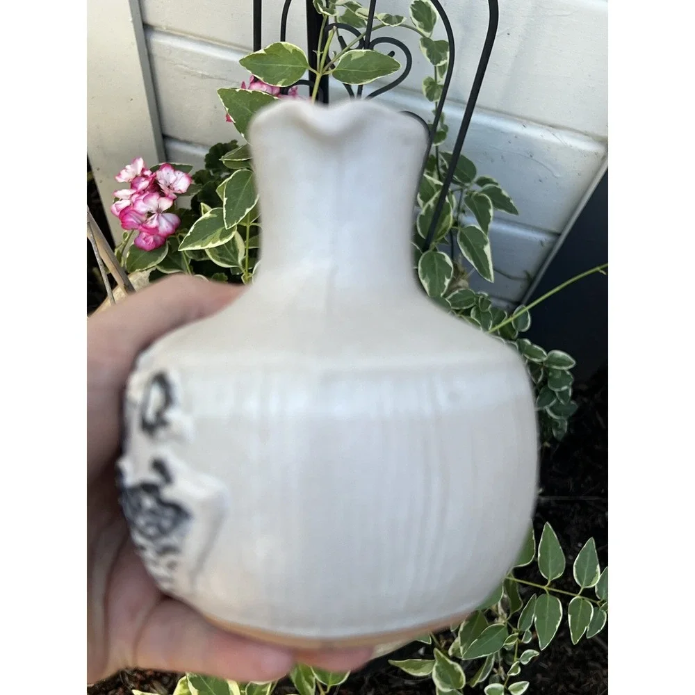 Vintage 1971 Pacific Stoneware‎ Seagull Nautical Pottery Vase Pitcher 5